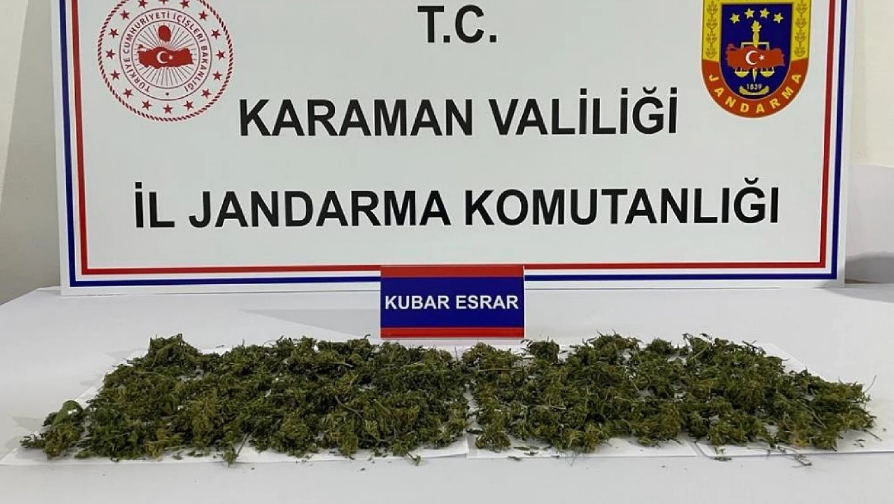 Karaman'da uyuşturucu operasyonu! 1 kişi gözaltına alındı