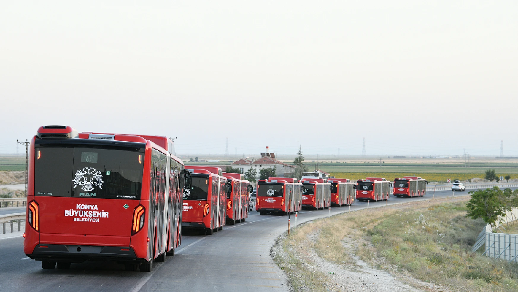 Konya Belediyesi 8 otobüsü daha filosuna kattı