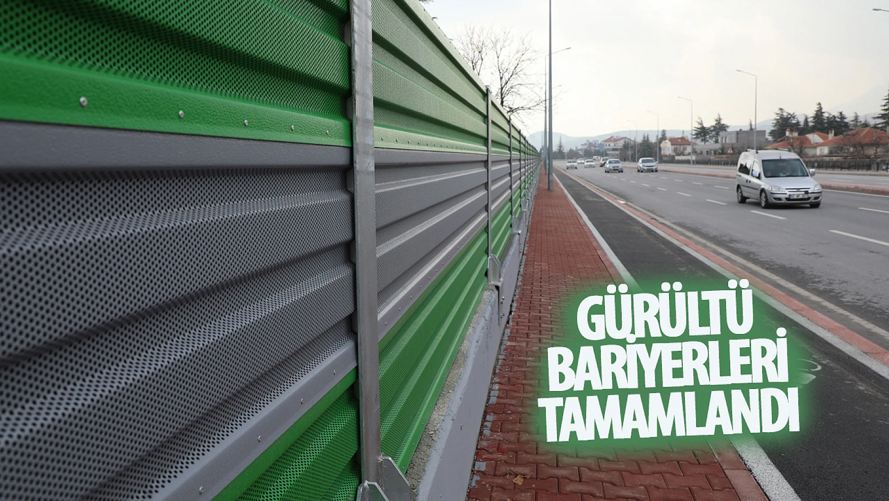 Konya Büyükşehir Belediyesi, Abdülhamid Han Caddesi'nde Gürültü Engelleme Çalışmalarını Tamamladı