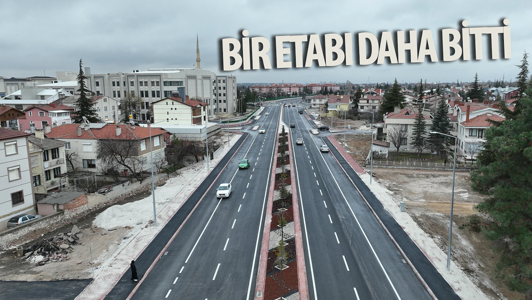 Konya Büyükşehir Belediyesi, Necmettin Erbakan Caddesi'nin Birinci Etabını Hizmete Açtı