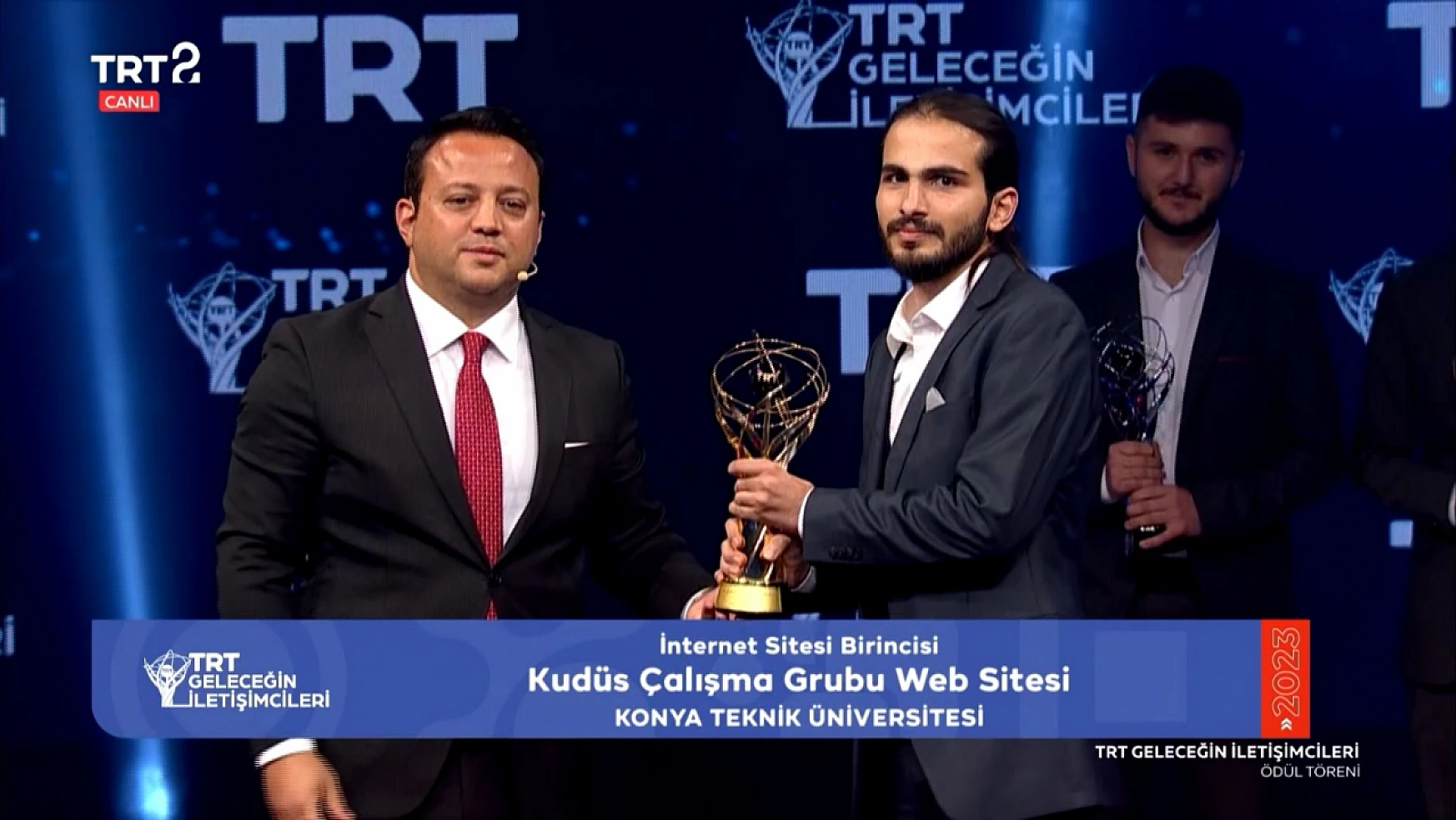 Konya Büyükşehir Kudüs Çalışma Grubuna 'TRT geleceğin İletişimcileri' Yaraşmasında Birincilik Ödülü