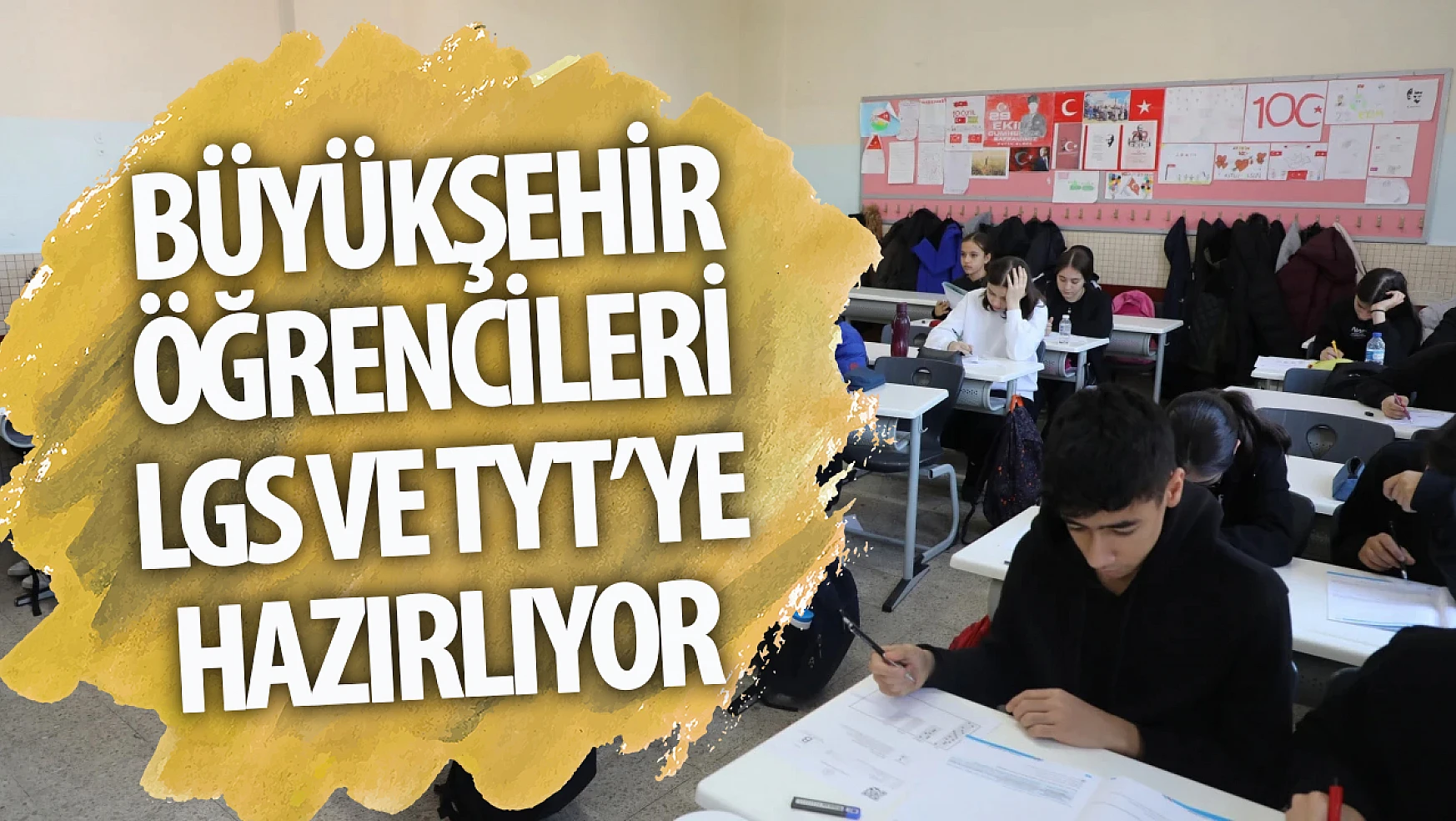 Konya Büyükşehir LGS ve TYT öğrencilerini sınavlara hazırlıyor!