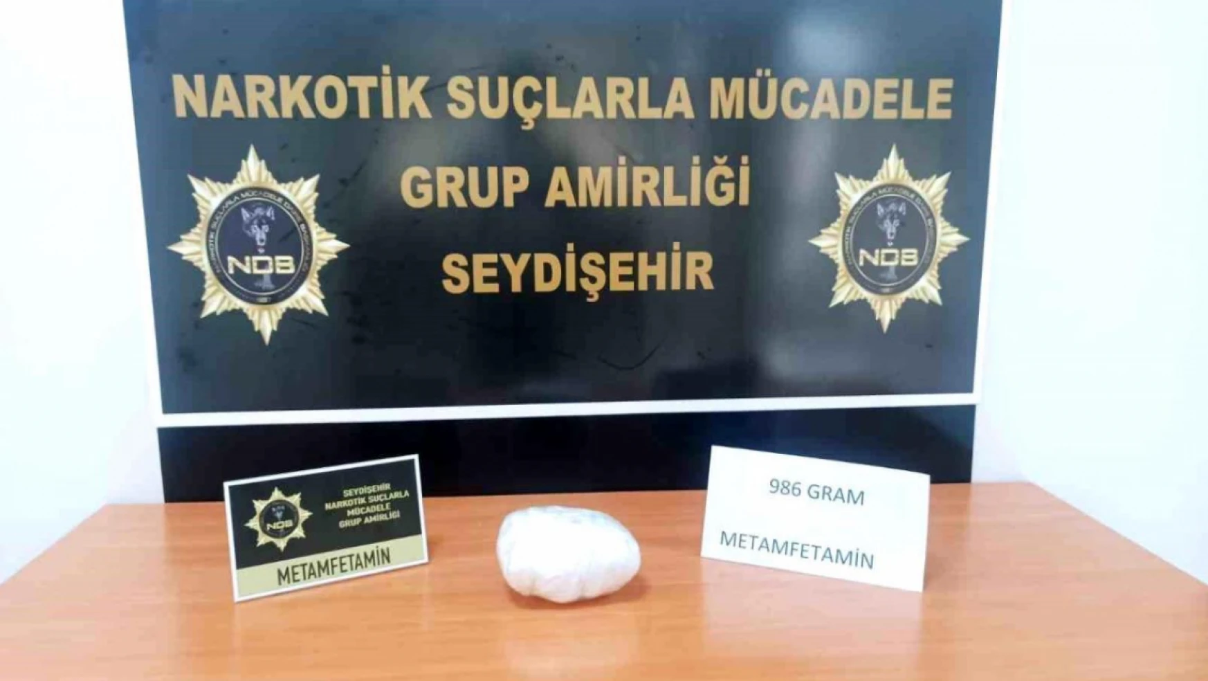 Konya'da 1 kilogram sentetik uyuşturucu ele geçirildi