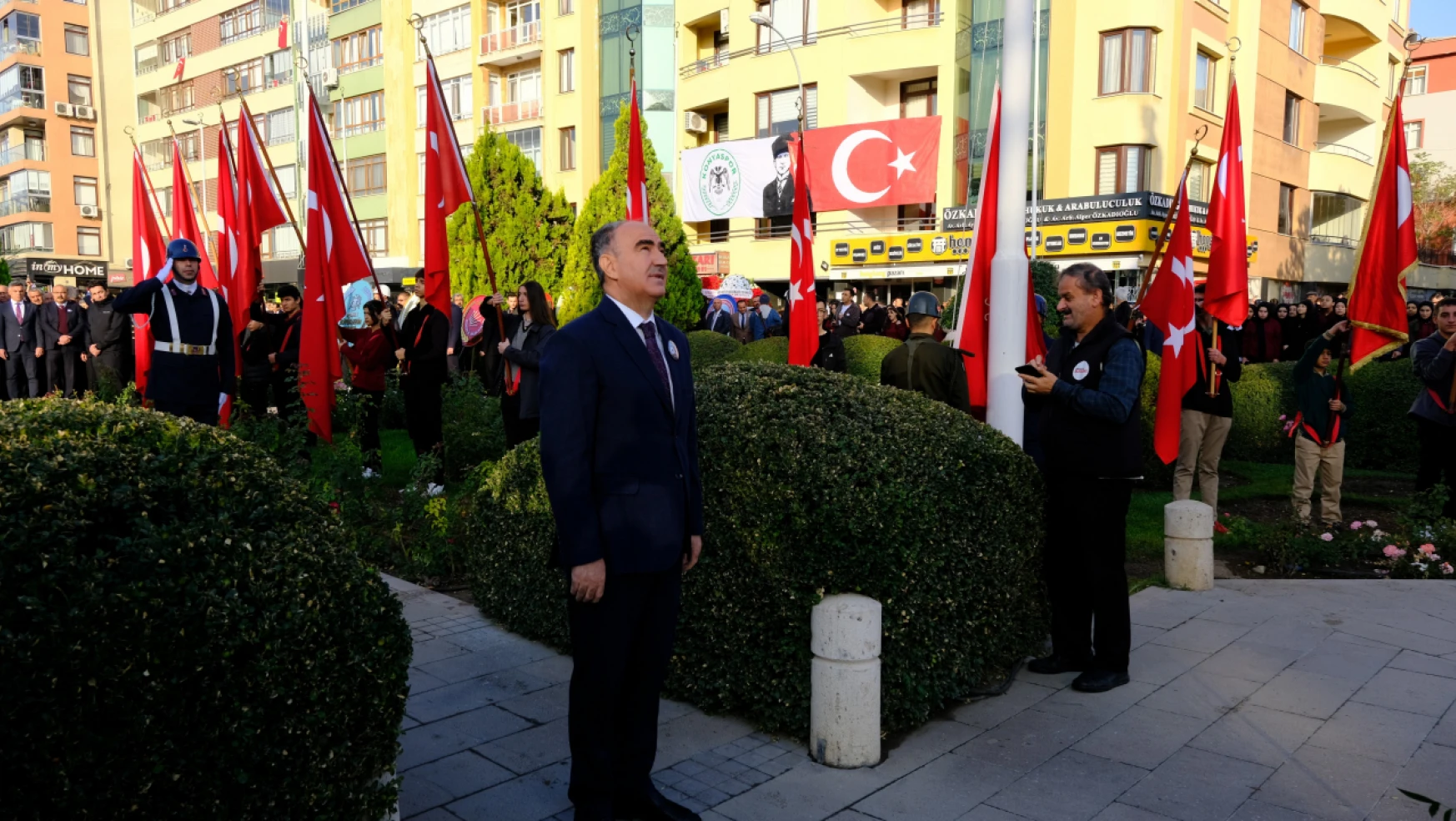 Konya'da 10 Kasım anma töreni