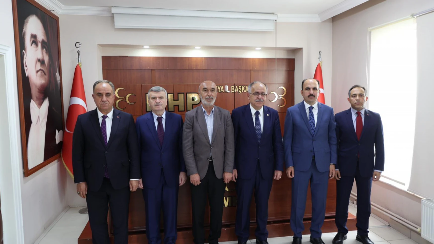 Konya'da AK Partiden Cumhur İttifakı ortaklarına nezaket ziyareti