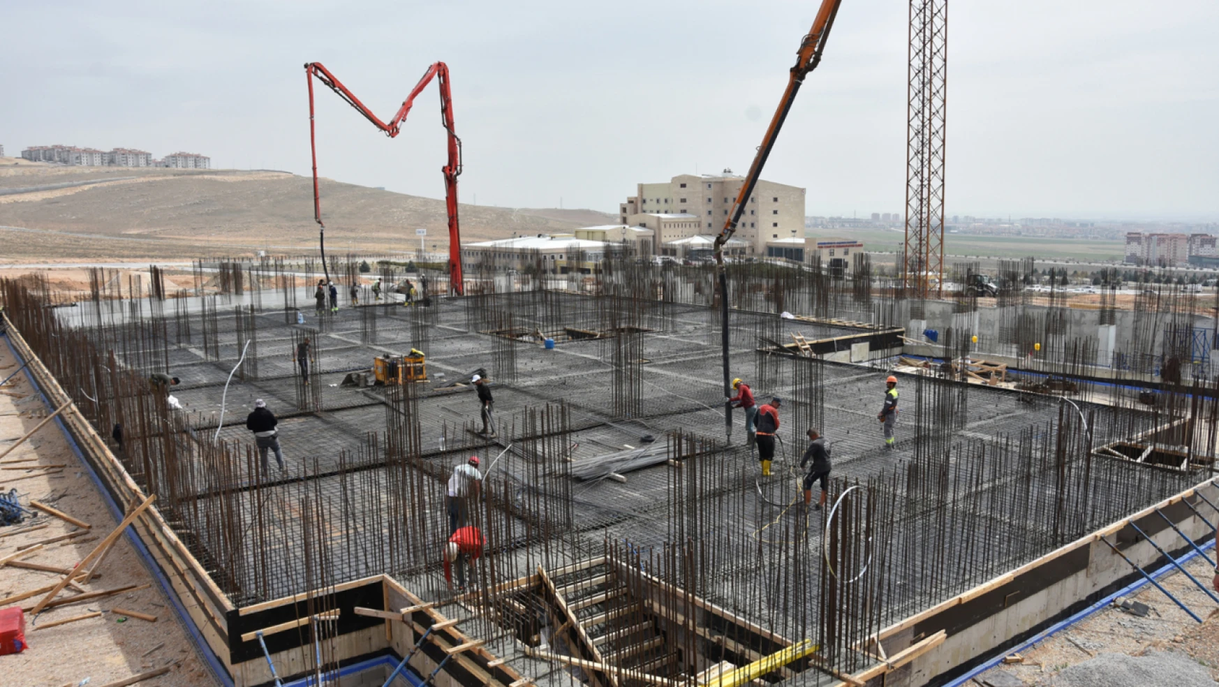 Konya'da AMATEM inşaatı hızla ilerliyor