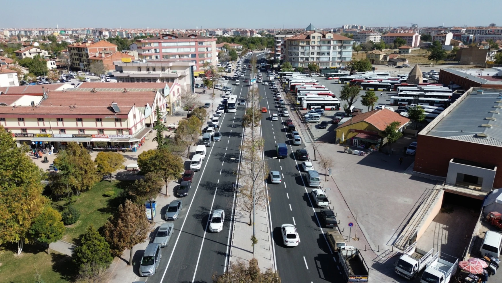 Konya'da bu 3 cadde de sıcak asfalt çalışması yapıldı!