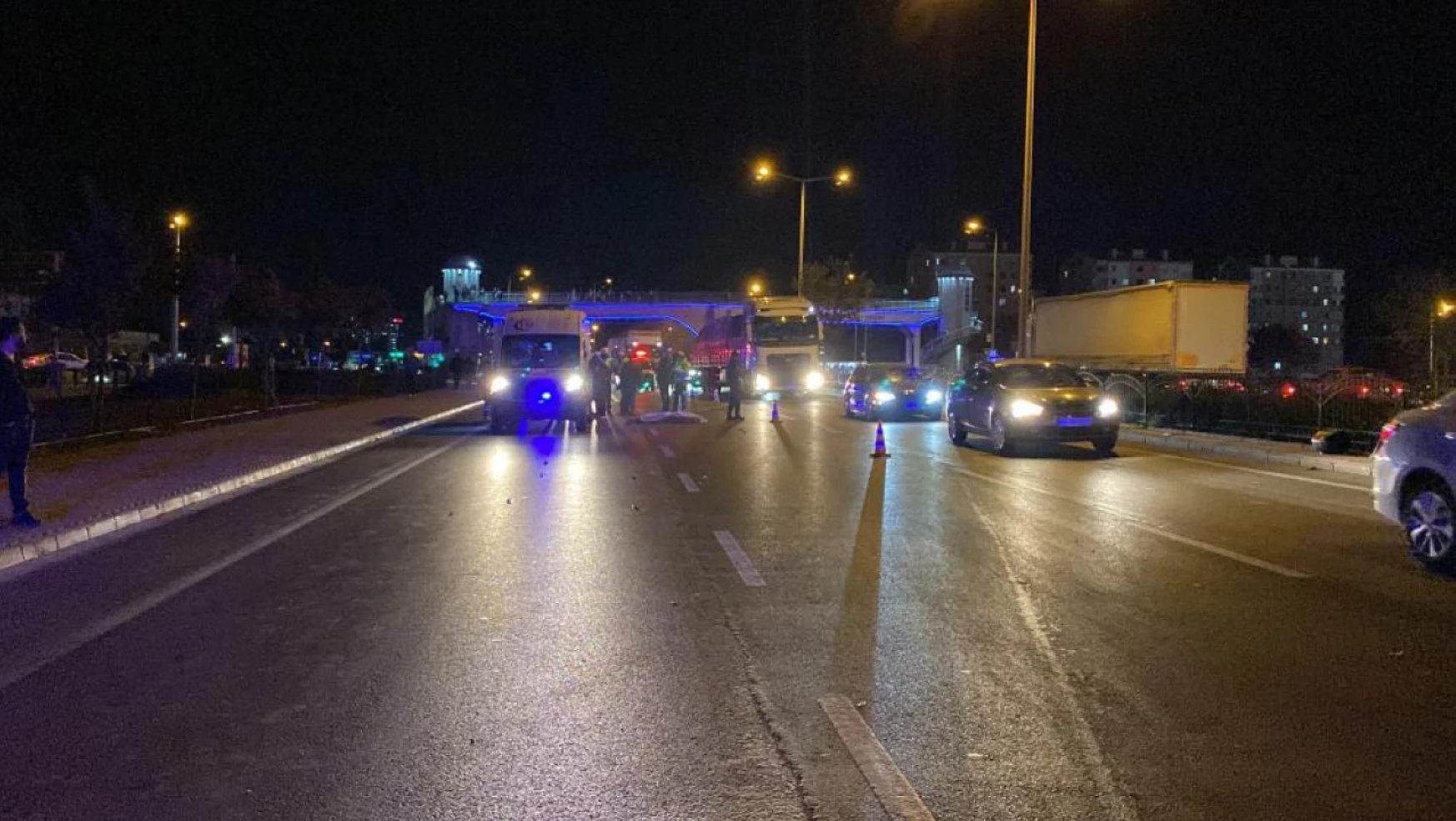 Konya'da feci kaza! Plakasız motosiklet sürücüsü yaşamını yitirdi!