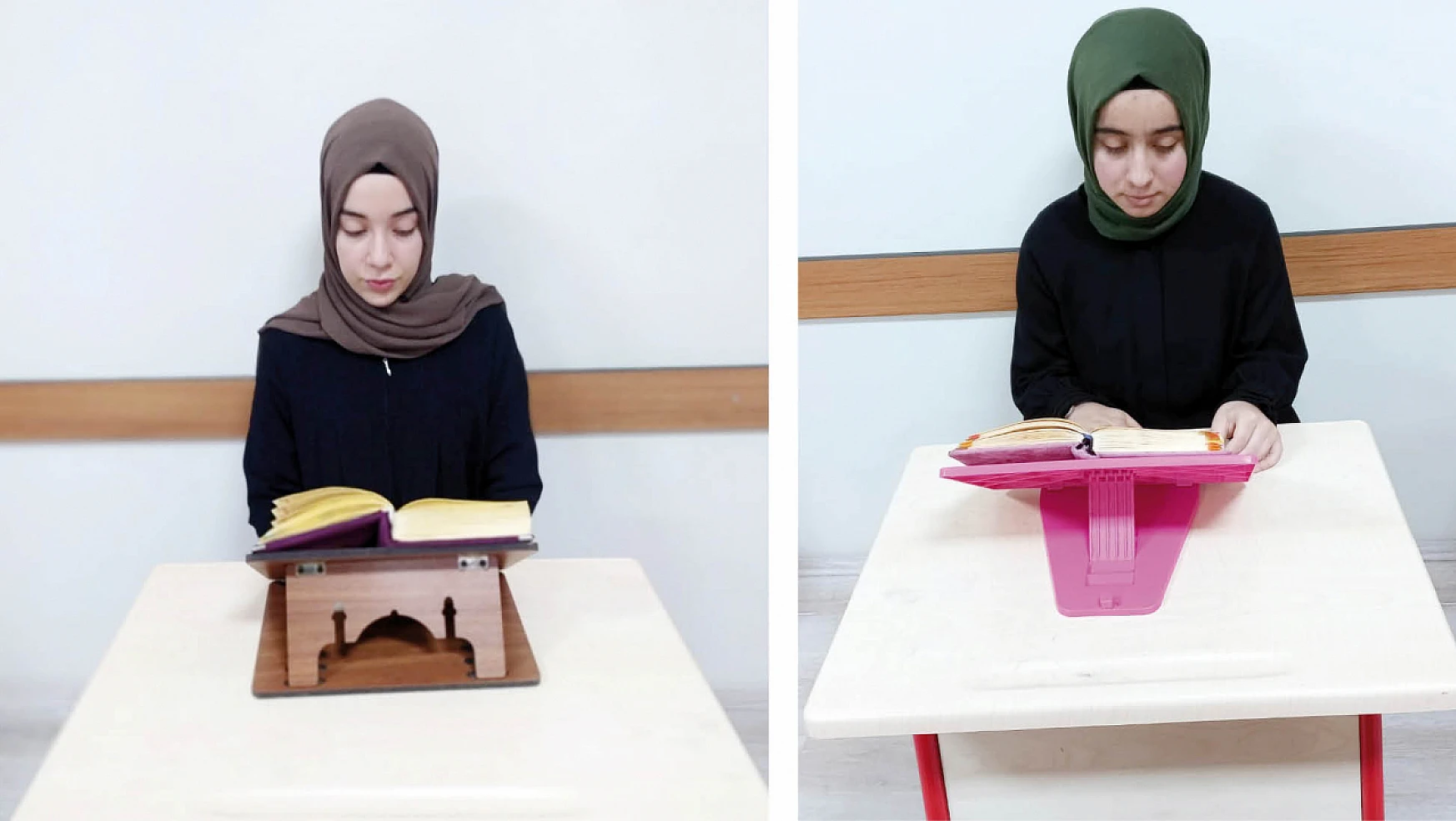Konya'da iki genç kız 6 ayda Kur'an-ı Kerimi ezberledi