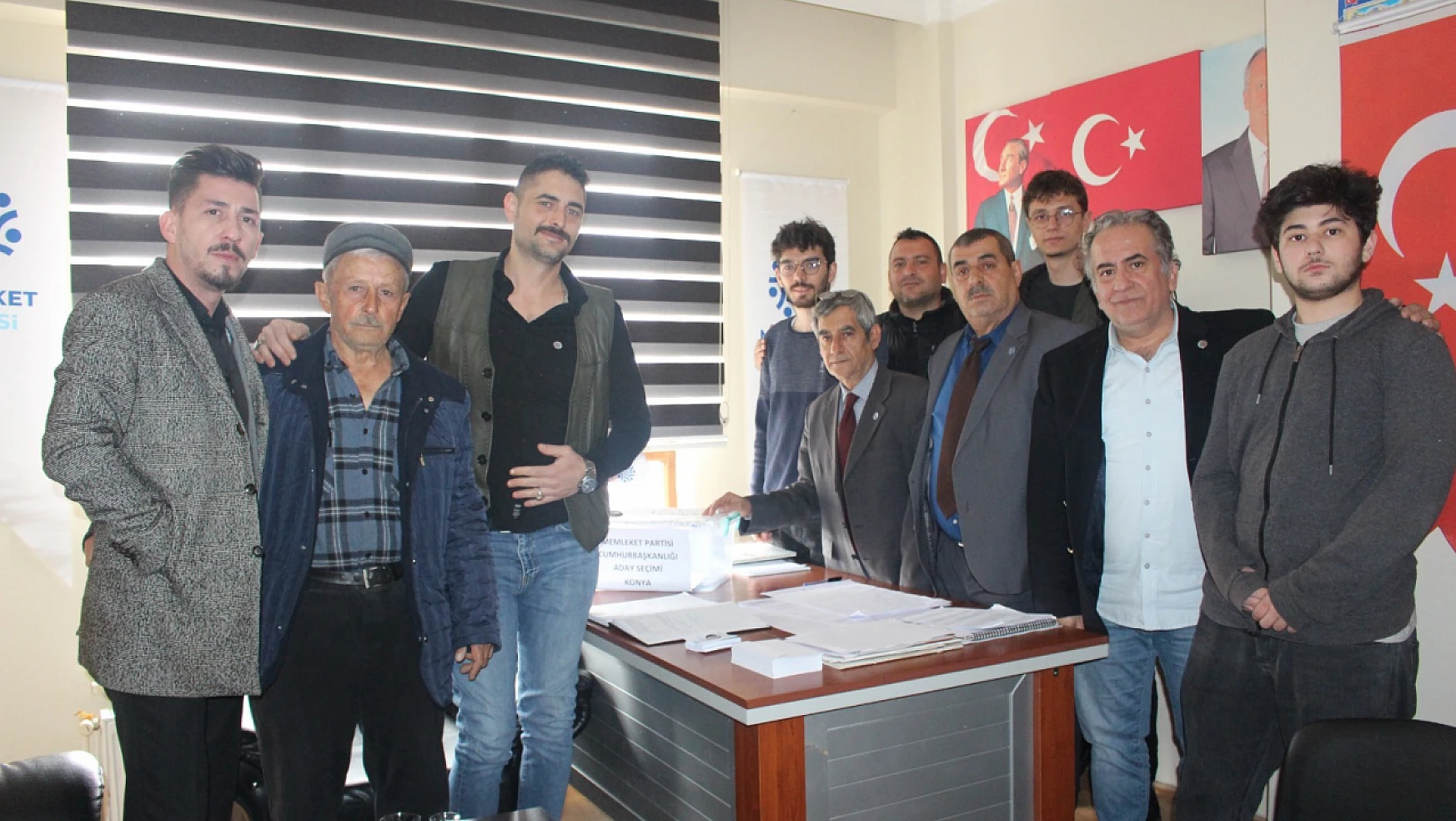 Konya'da, Memleket Partisi Cumhurbaşkanı Adayını seçiyor