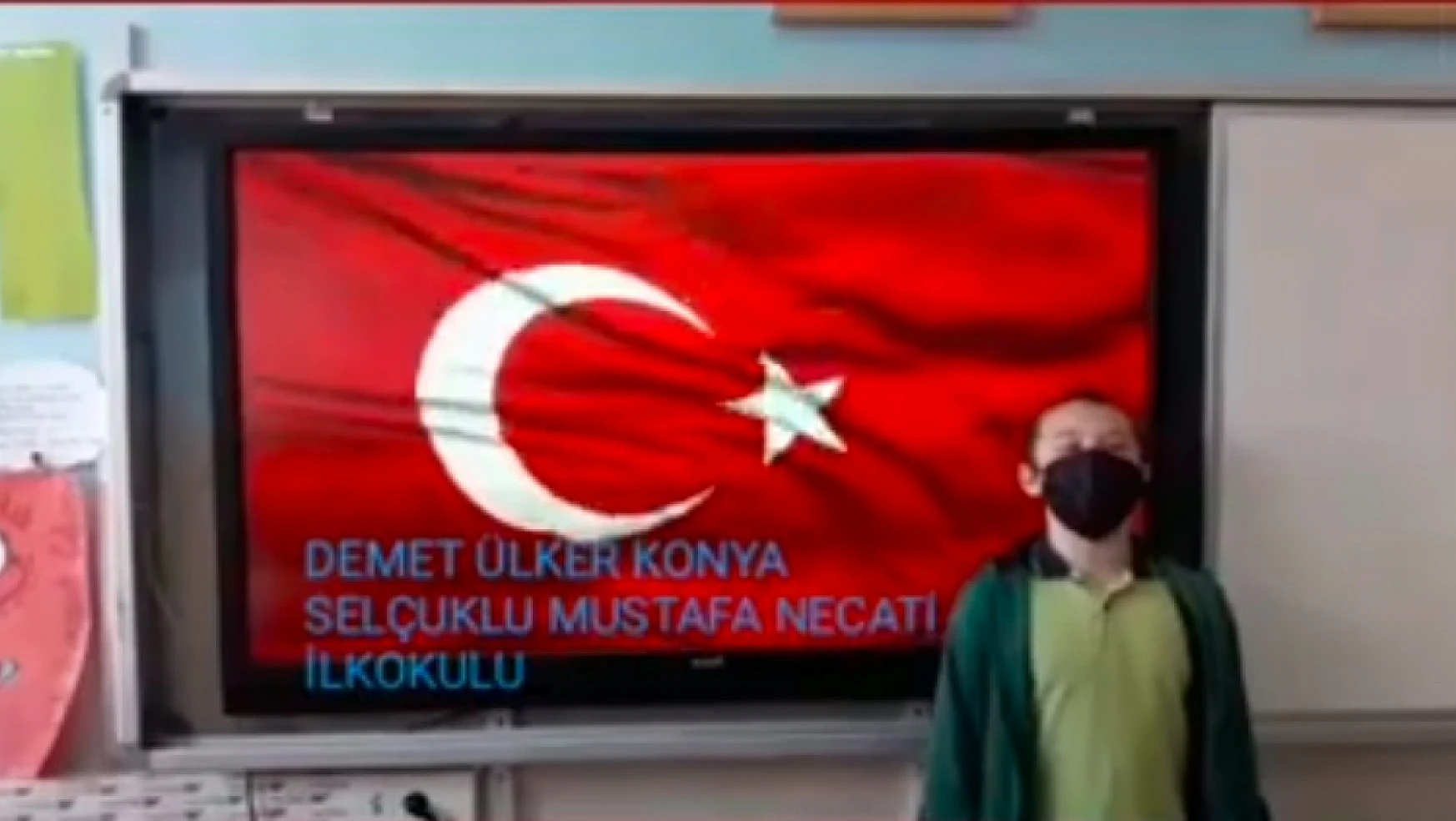 Konya'da, o okulda e-twinning projesi gerçekleştirildi