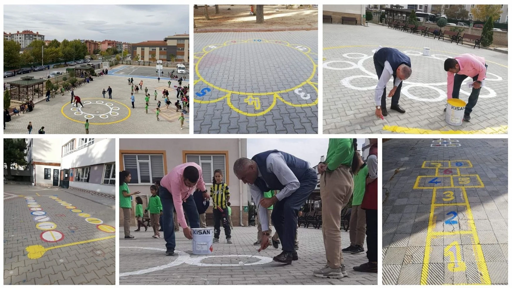 Konya'da okullarda geleneksel oyun alanları oluşturuluyor!