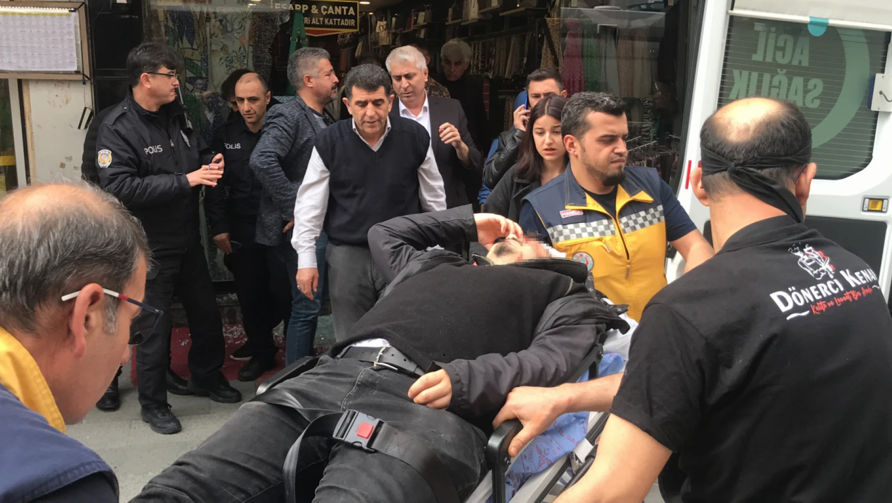 Konya'da silahlı çatışma kameralara yansıdı