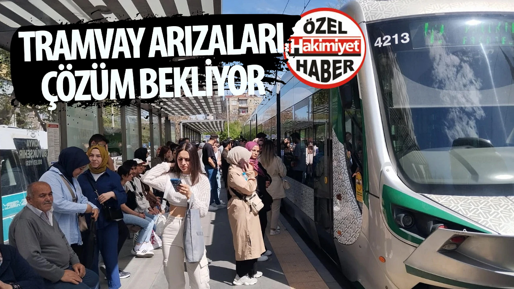 Konya'da tramvay arızaları çözüm bekliyor: Vatandaş mağdur!