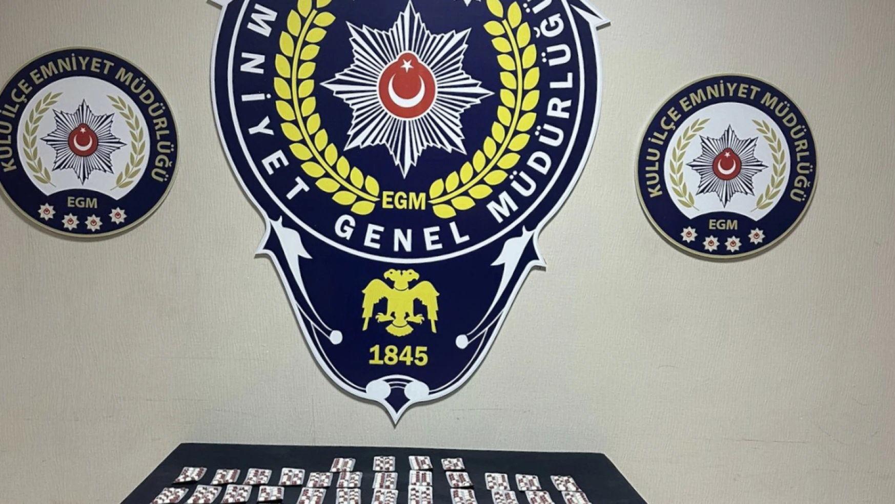 Konya'da uyuşturucu hap ele geçirildi! Şoför gözaltına alındı