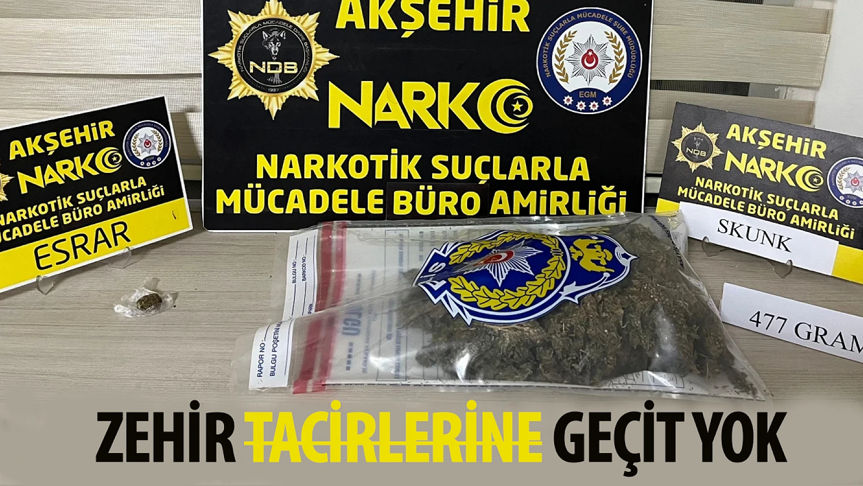 Konya'da uyuşturucu operasyonu: İki kişi tutuklandı!