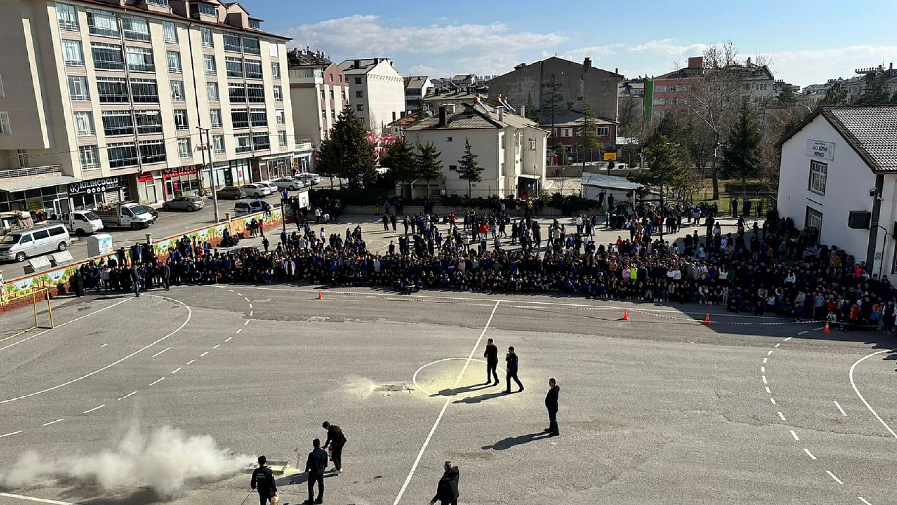 Konya'da yangın ve deprem tatbikatı yapıldı!