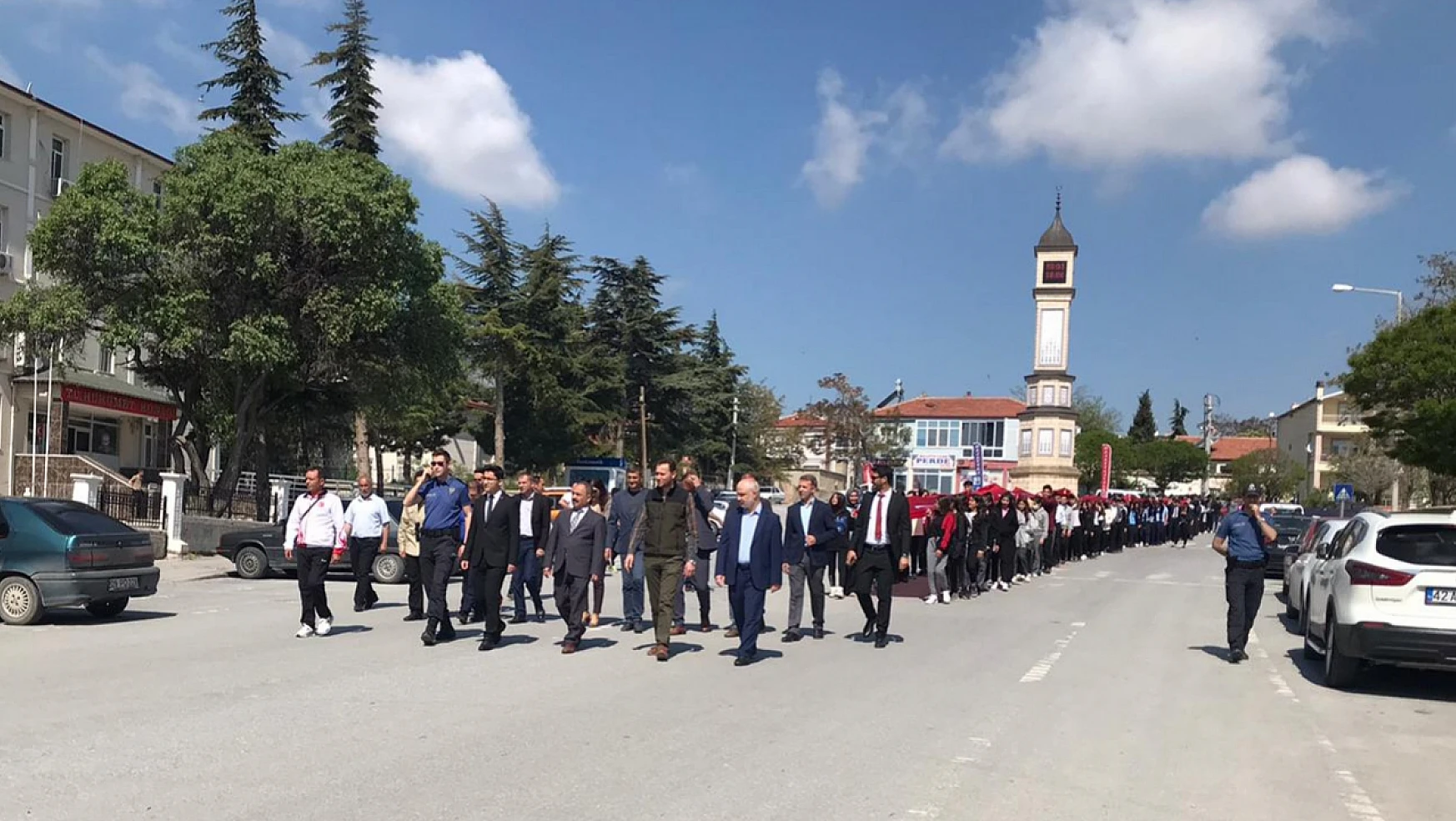 Konya'da yürüyüş yapıldı