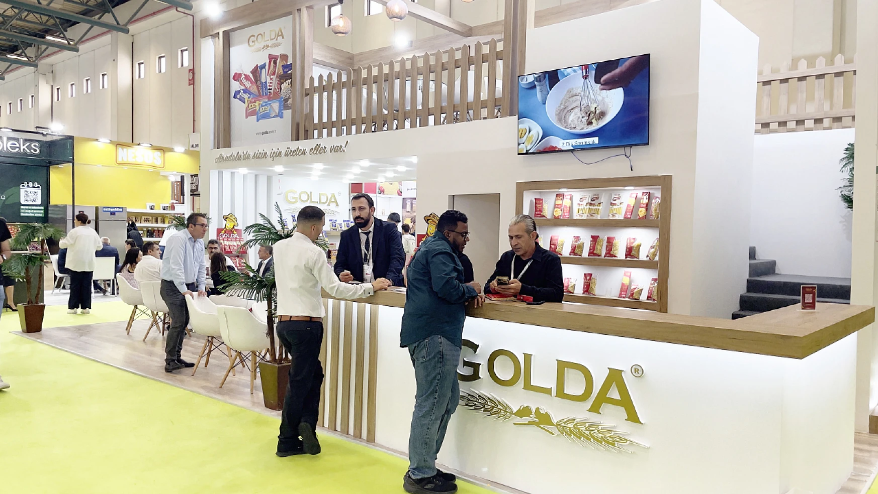 Konya'daki Bera Holdinge bağlı Golda Gıda Worldfood İstanbul'da
