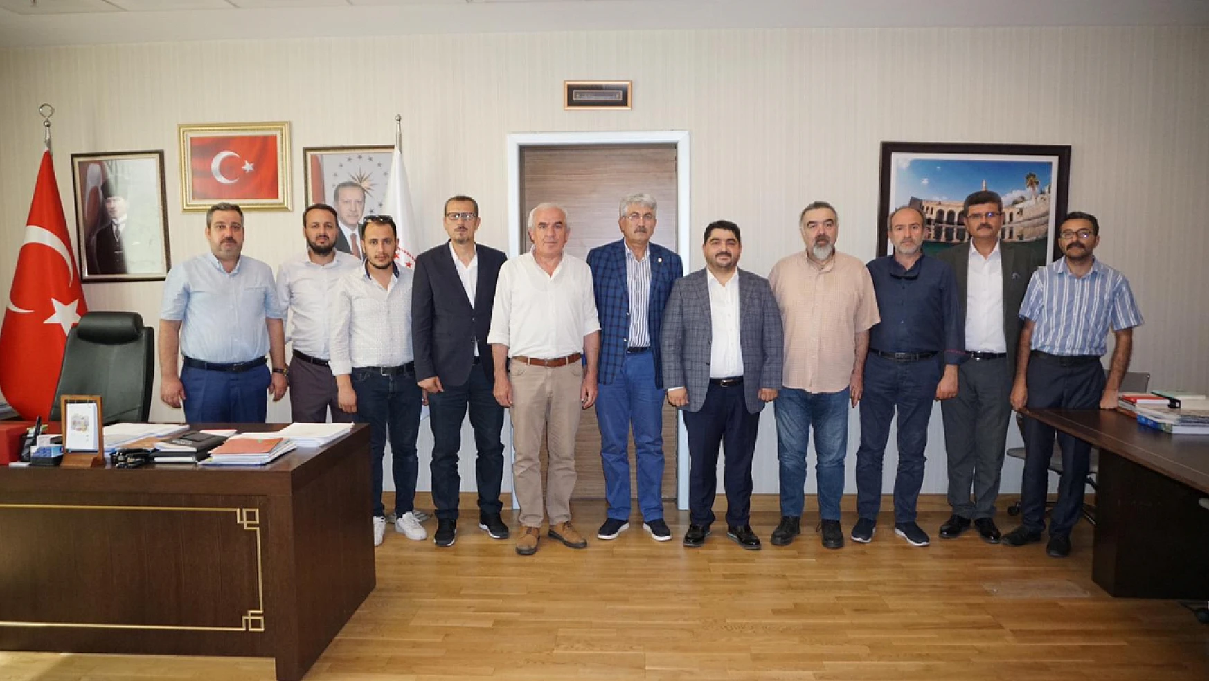 Konya Gazeteciler Cemiyeti'nden Erdoğan'a ziyaret