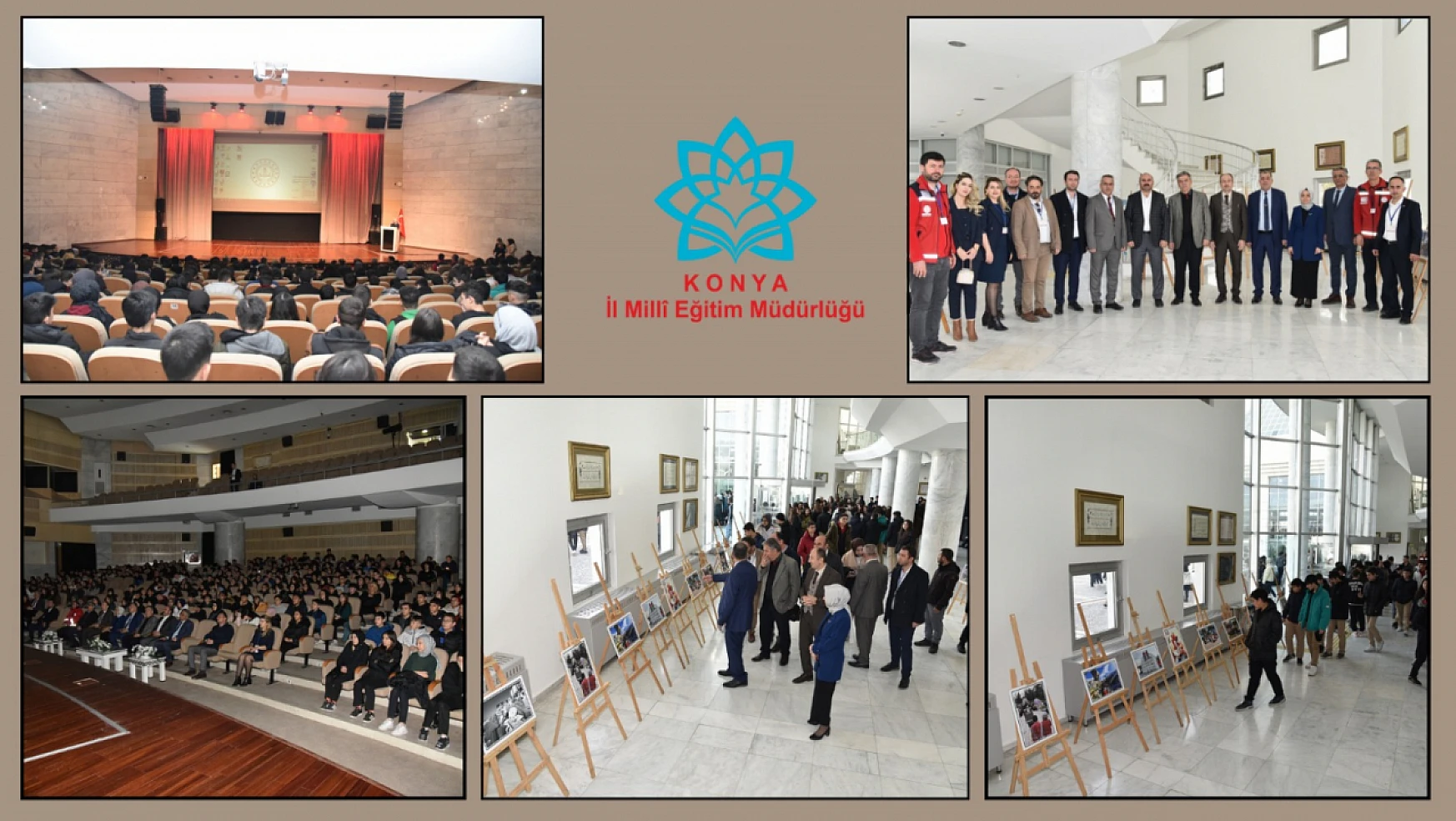 Konya İl Milli Eğitim Müdürlüğünden konferans ve resim sergisi!