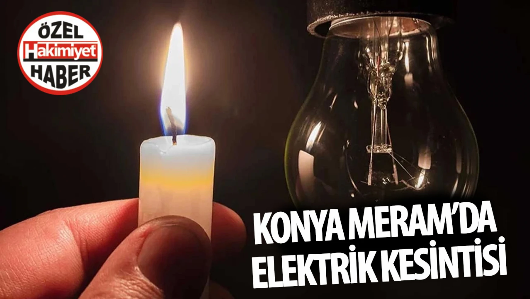 Konya Meram'da Elektrik Kesintisi! ​​​​​​​