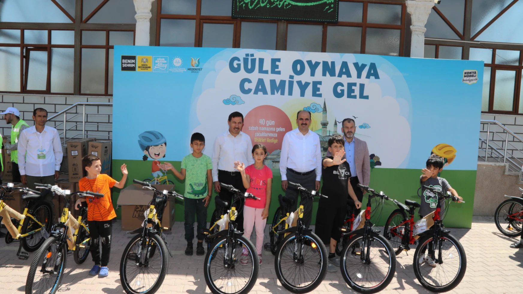 Konya'nın 31 ilçesinde bisiklet dağıtımı tamamlandı