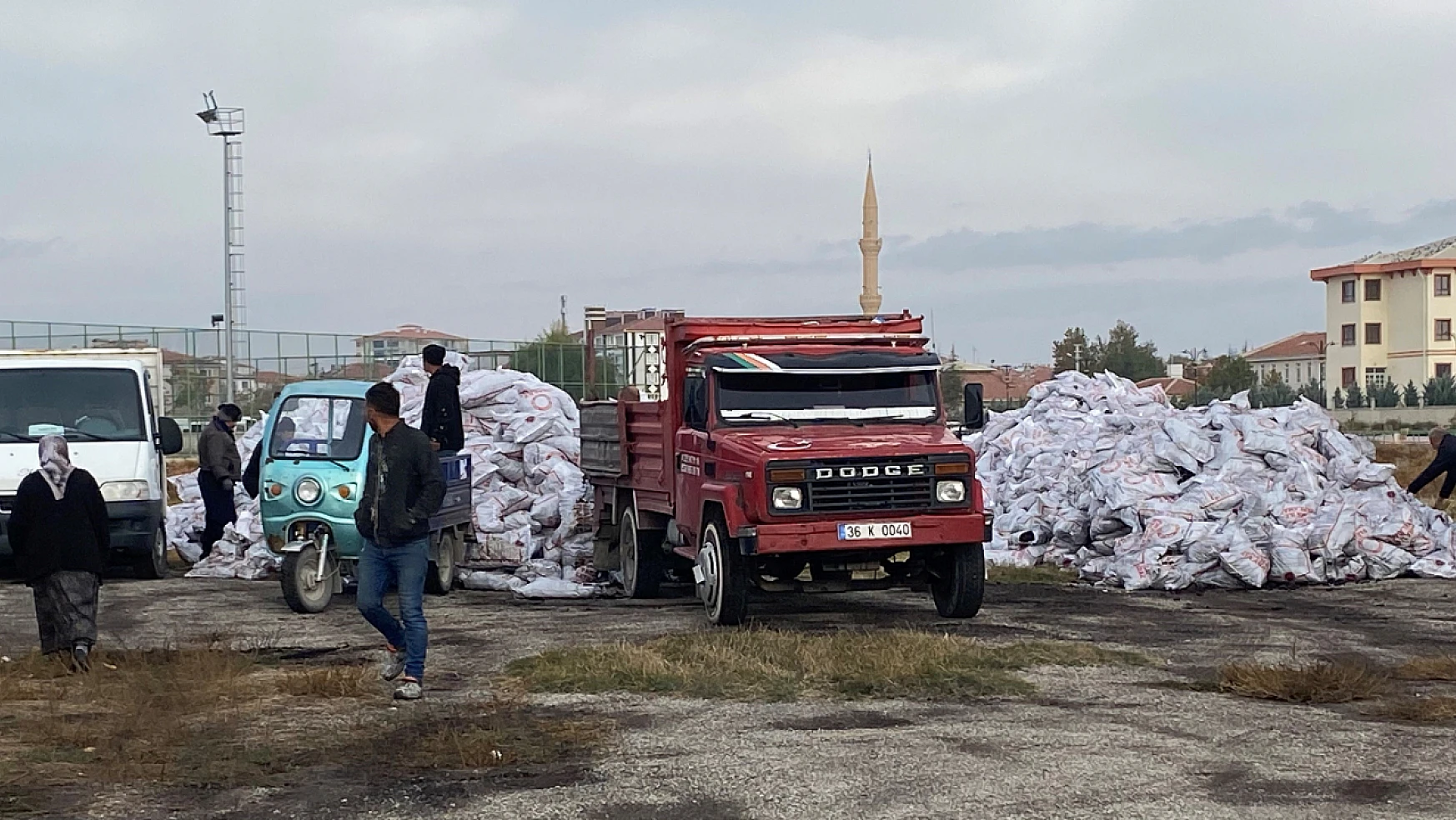 Konya'nın Kulu ilçesinde kömür dağıtımı başladı