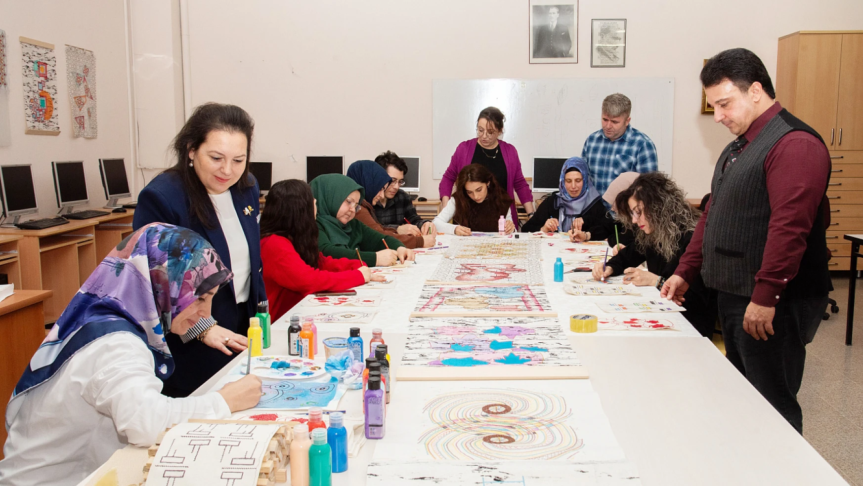 Konya Selçuk Üniversitesinde Kadınlar Günü'ne özel atölyeler oluşturuldu