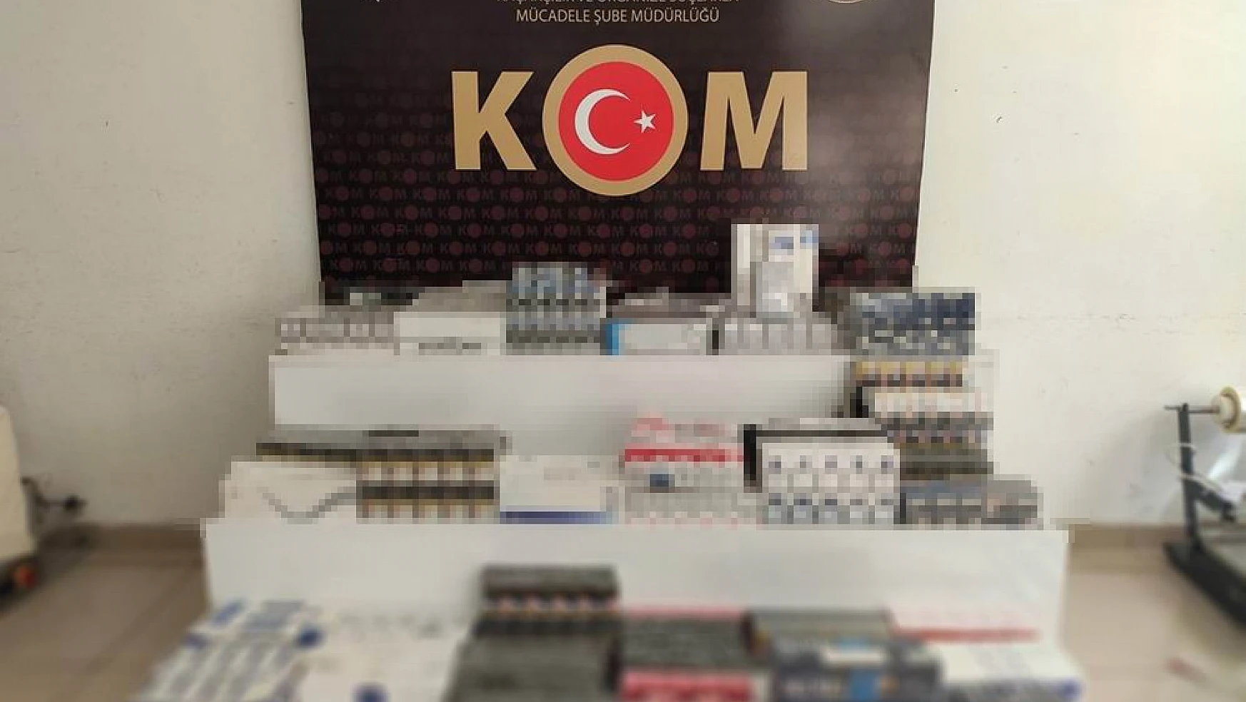Konya'da 2 bin paket kaçak sigara ele geçirildi