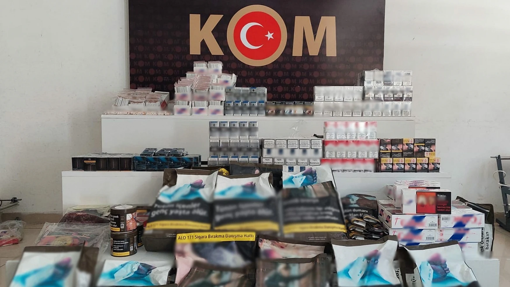 Konya'da kaçak sigara operasyonu!