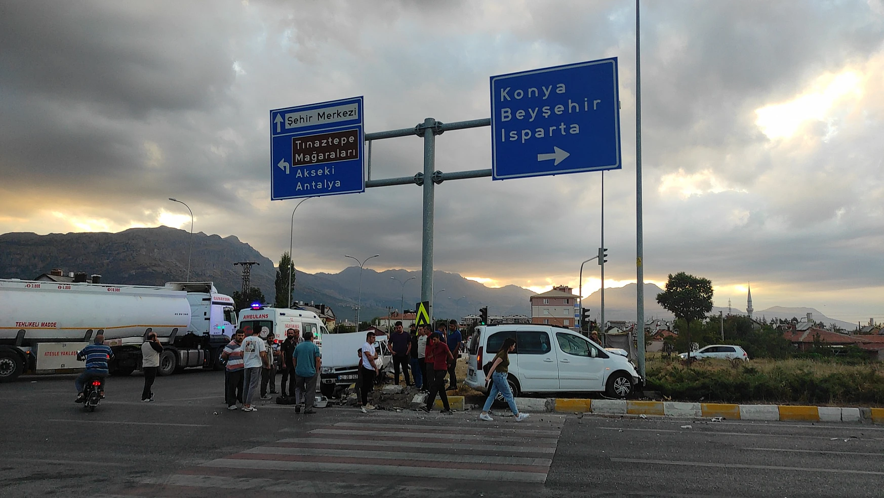 Konya'da kaza! 4 yaralı