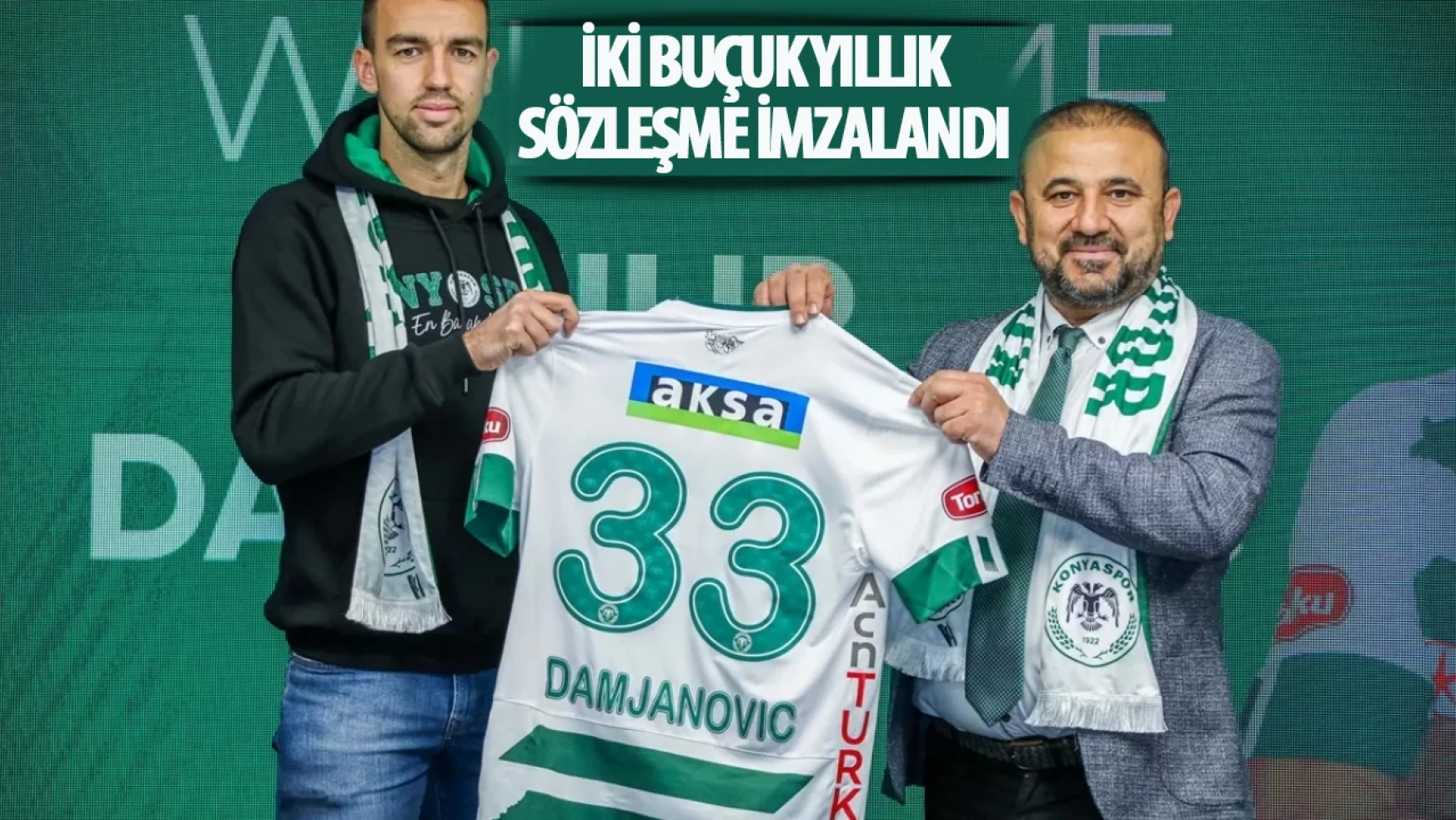 Konyaspor Damjanovic'i kadrosuna kattığını açıkladı!