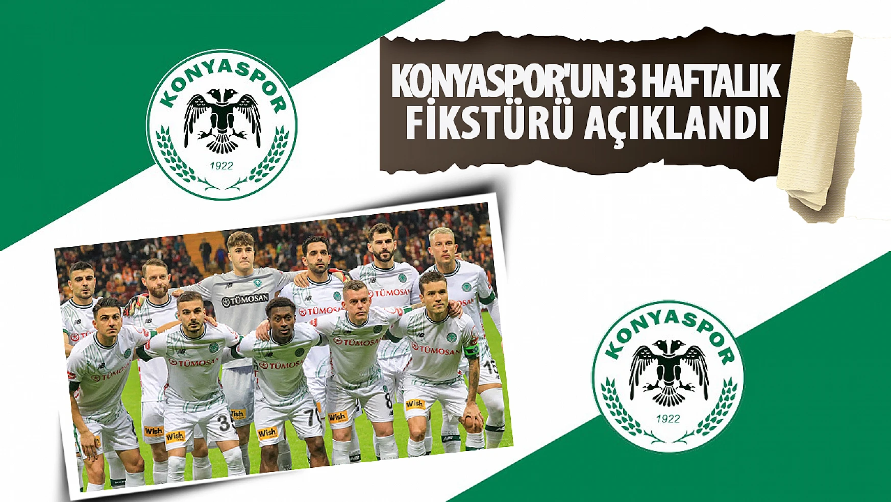 Konyaspor'un 3 haftalık fikstürü açıklandı!