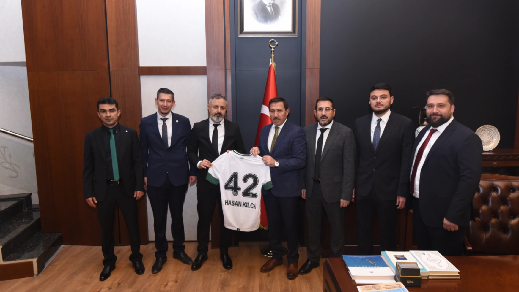 Konyaspor Yönetimi Merkez İlçe Belediyelerini ziyaret etti