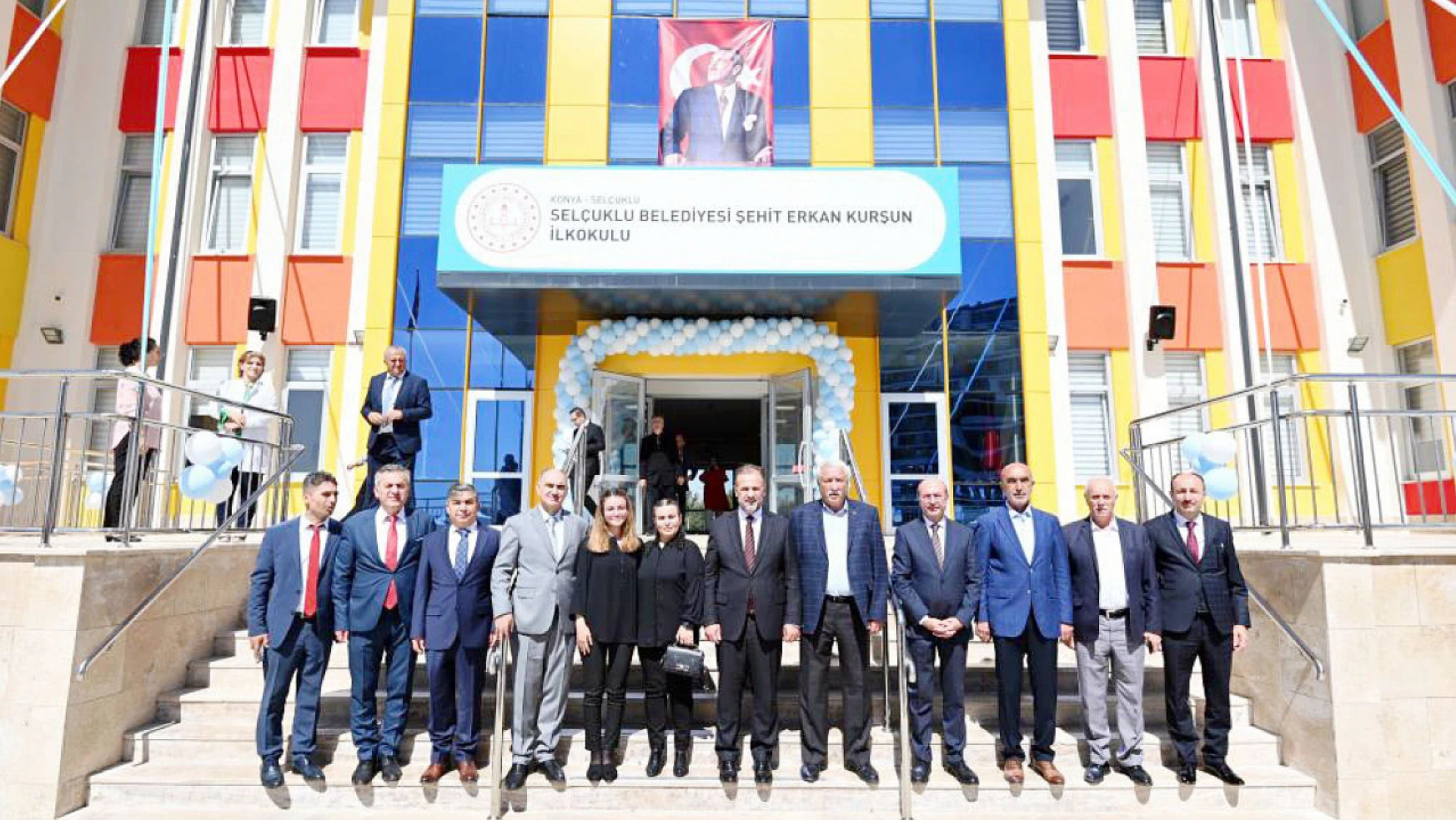 Maliyeti 70 milyon TL! Konya'da Şehit Erkan Kurşun İlkokulu açıldı!