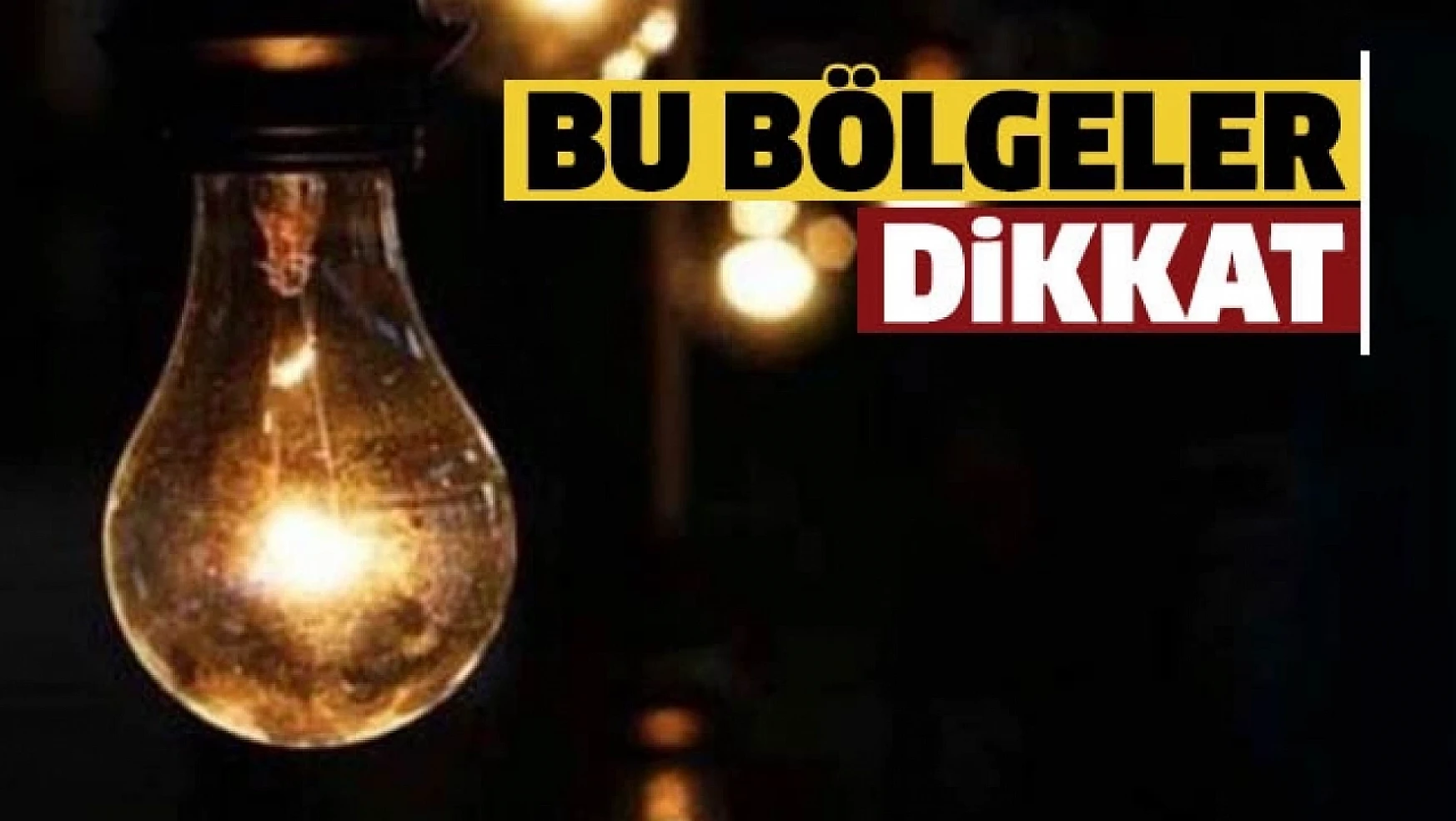 MEDAŞ uyardı! Konya'nın birçok mahallesinde elektrik olmayacak