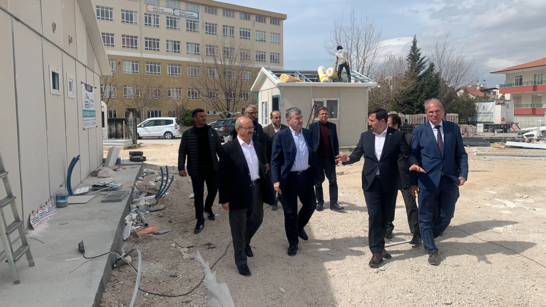 Milletvekilleri Ahmet Sorgun Ve Tahir Akyürek İle Başkanhasan Kılca'dan Geçici Barınma Merkezi'ne Ziyaret