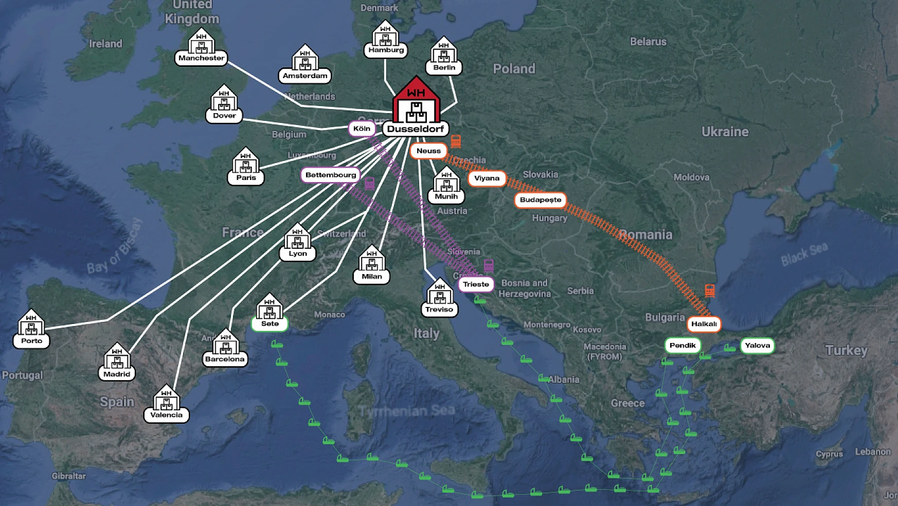 Sertrans Logistics Batı Avrupa'da 16 depo kuruyor