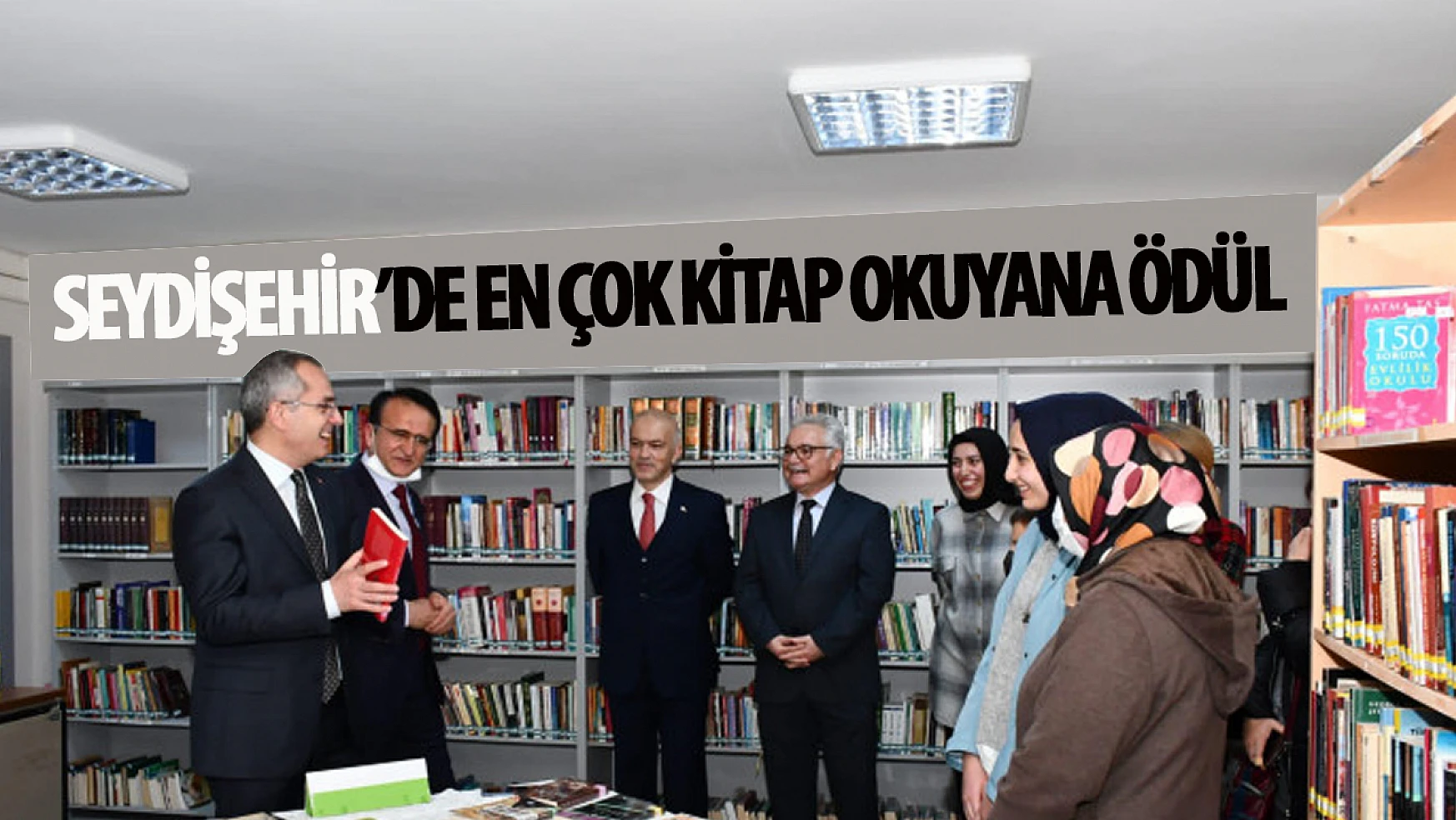  Seydişehir'de 2023 yılında en çok kitap okuyanlara ödül verildi!
