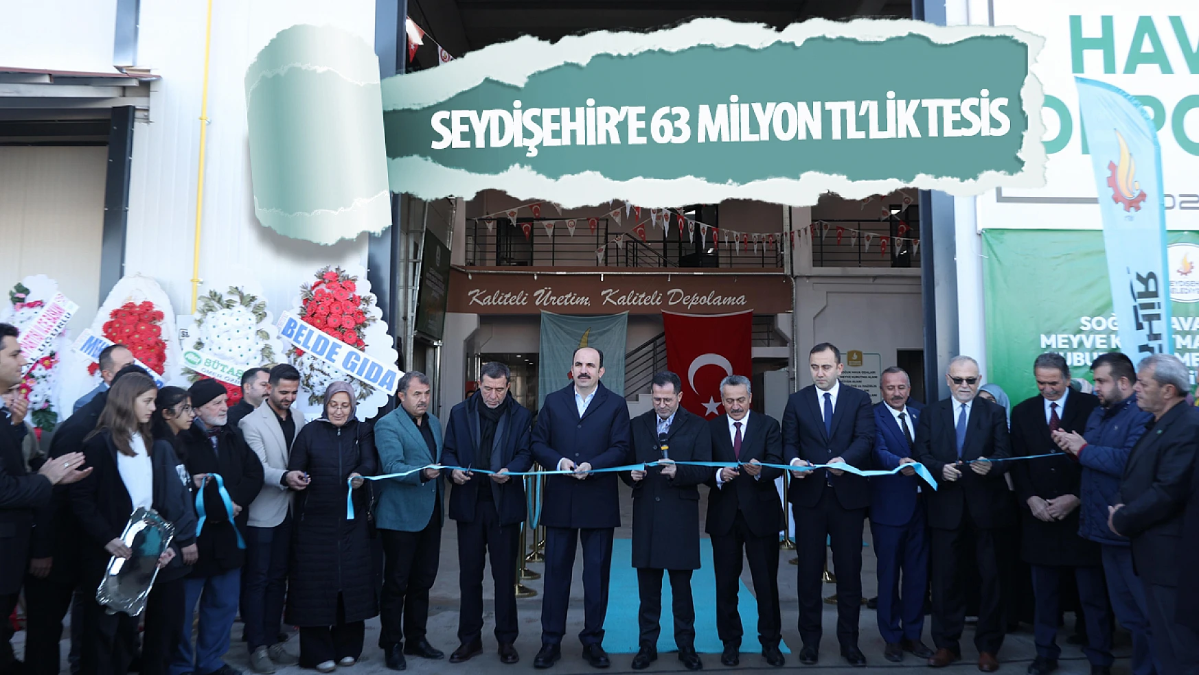 Seydişehir'e 63 Milyon Liralık Tarımsal Tesis ve Ticari İş Yerleri Açıldı