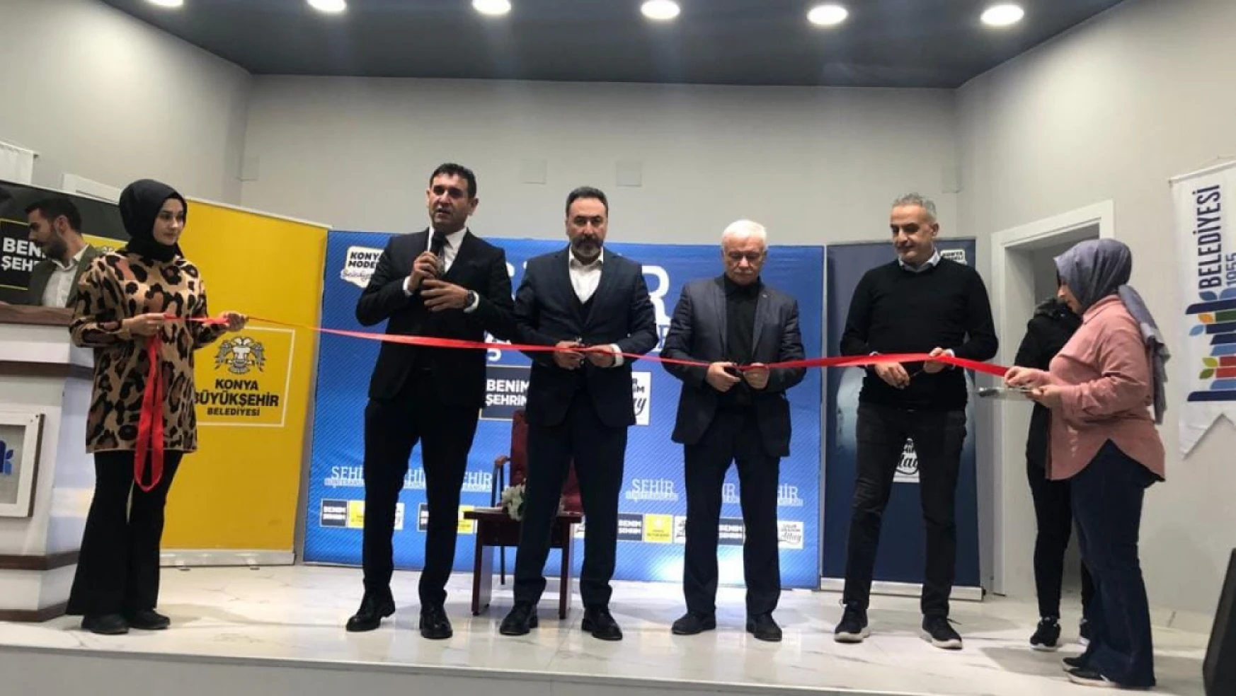 Ünlü isim Konya'da Kültür Merkezini açtı!