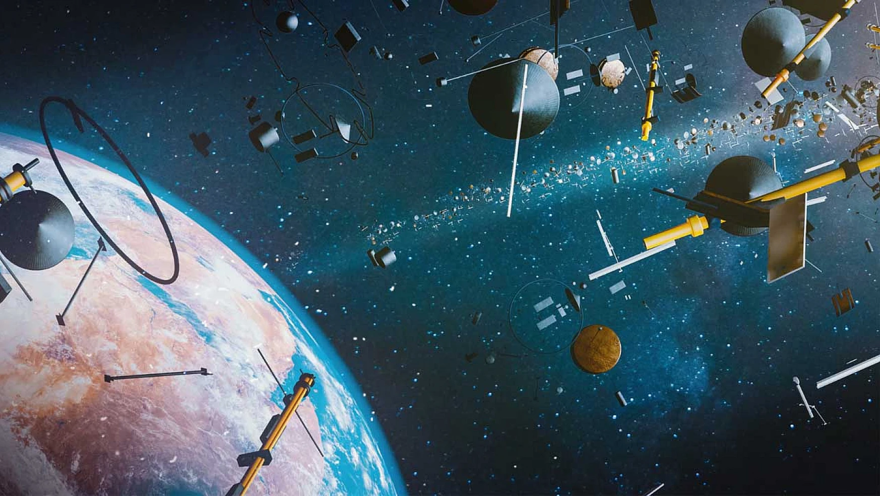 Uzayda yarış kızışıyor: Uzay çöpü sorunuyla nasıl başa çıkılıyor?