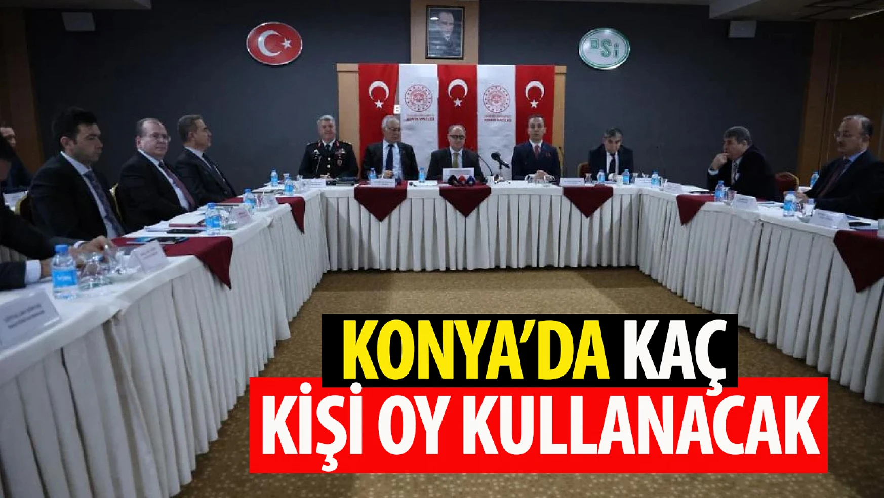 Vali Özkan açıkladı! Konya'da kaç kişi oy kullanacak!