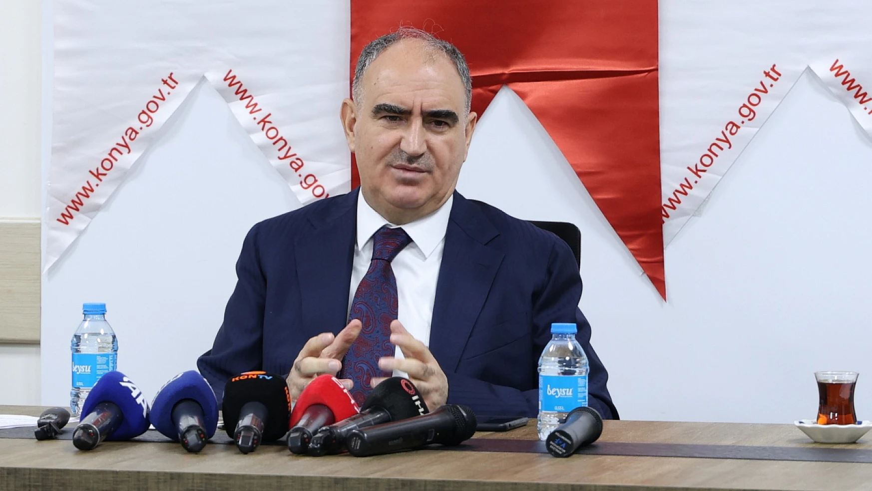 Vali Özkan: 'Huzur şehri Konya hedefimizi hep beraber tahakkuk ettiriyoruz'