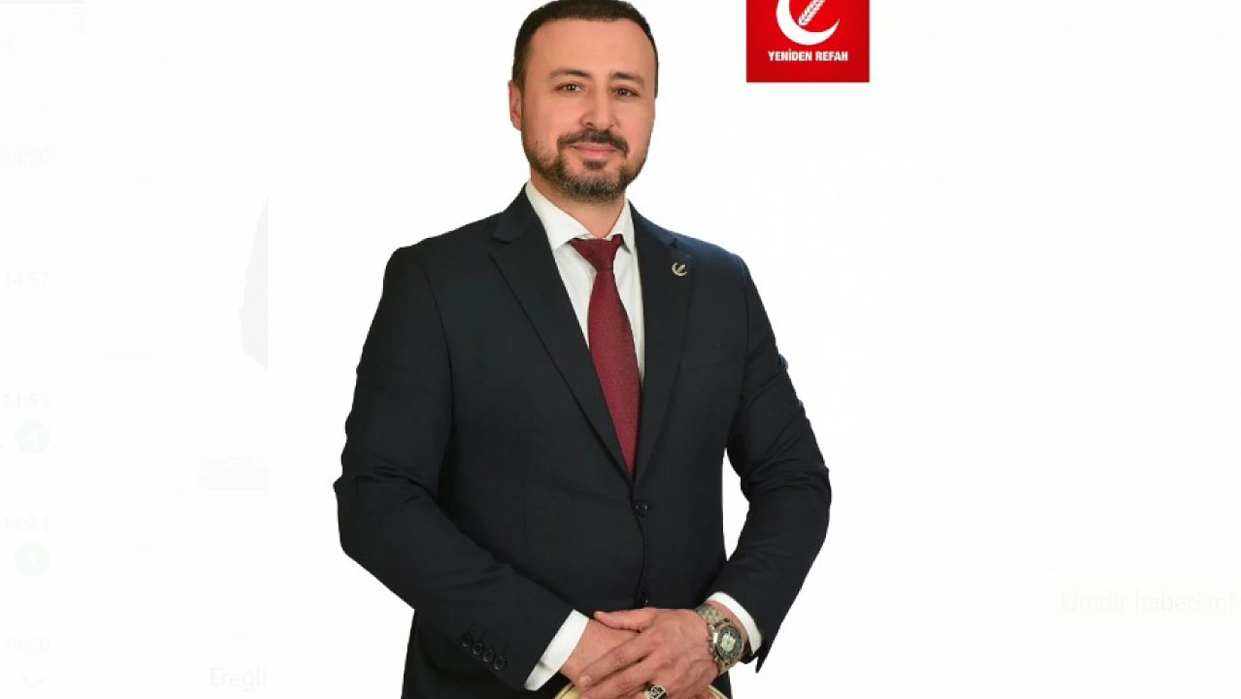 Yeniden Refah Partisi Konya Ereğli ilçe Başkanlığına Mehmet Altuğ atandı