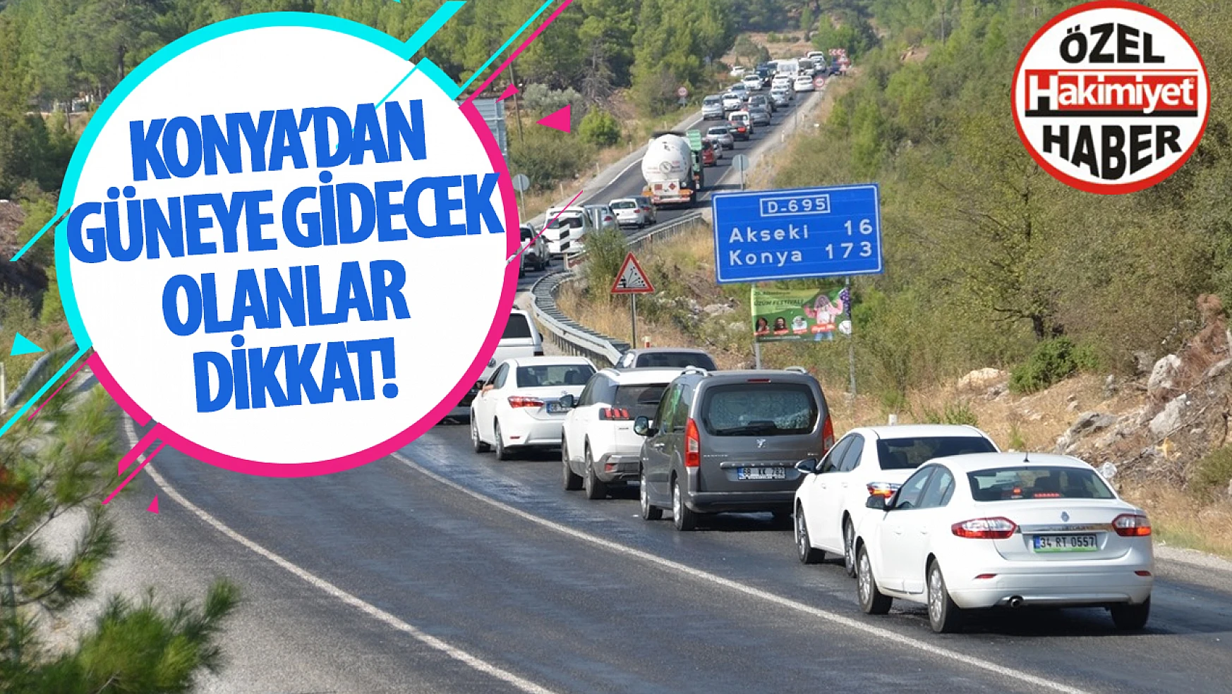 Yol Durumu: Konya'dan Akseki-Manavgat'a Gidecek Olanlar Dikkat!