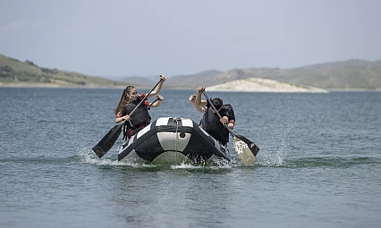Munzur Çayı ve Keban Baraj Gölü, su sporlarına ilgisi olan öğrencilere ev sahipliği yapıyor