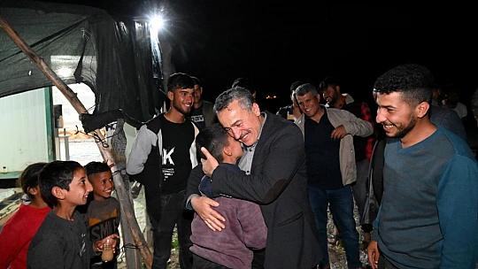 Başkan Tutal, mevsimlik tarım işçilerini ziyaret etti