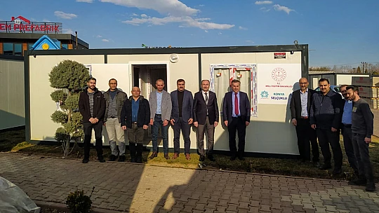 Selçuklu Eğitim Ailesinden Deprem Bölgesine 10 Konteyner Daha